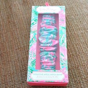 Lilly Pulitzer Coming In Hot Scrunchie Apple Watch Band